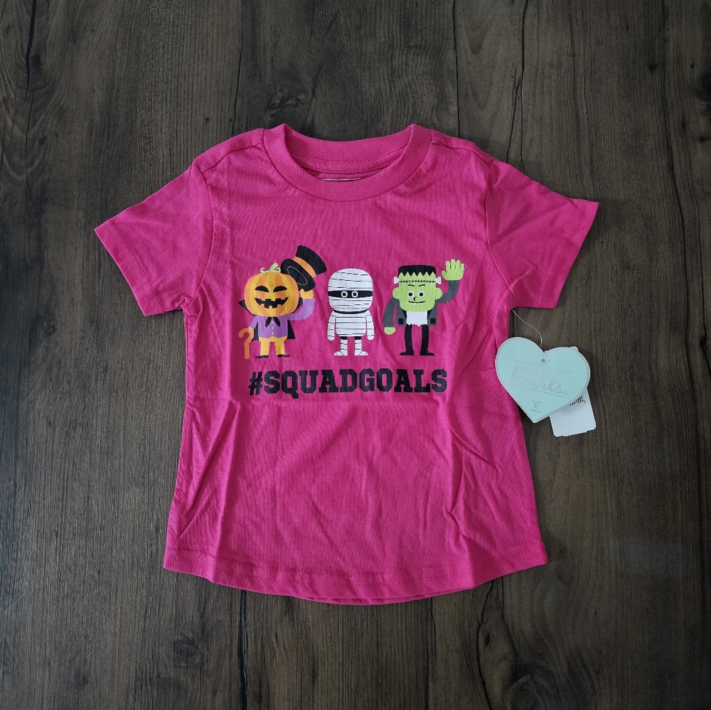 Four Hearts Halloween T-Shirt